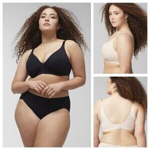 NWT Soma Women's Vanishing 360 Wireless Bra Black Size 36DDD